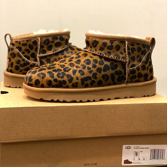 Pony hair leopard print UGG brand new - Picture 3 of 4